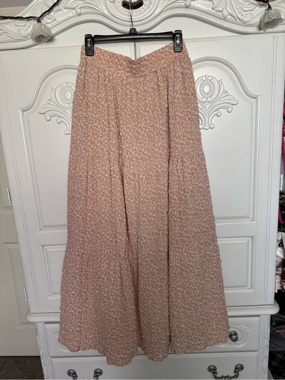 English Factory Pink Floral Maxi Skirt - Picture 2 of 5